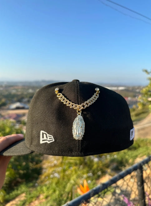 Virgin Mary Cuban Pin